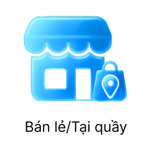 Bán lẻ nhiều chi nhánh, lấy tại cửa hàng