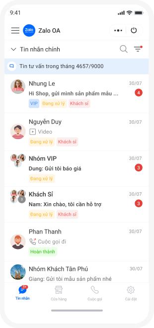 zalo oa đăng nhập