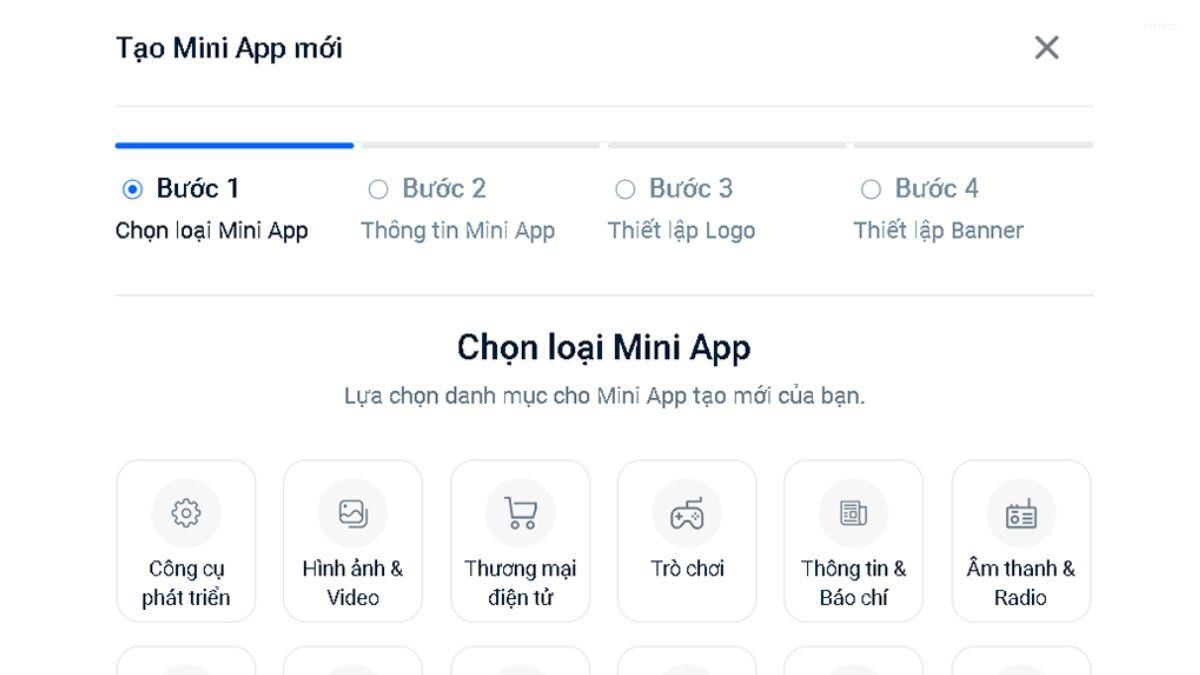 cách tạo zalo mini app