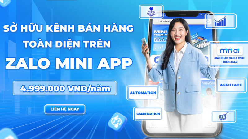 chi phí phát triển zalo mini app