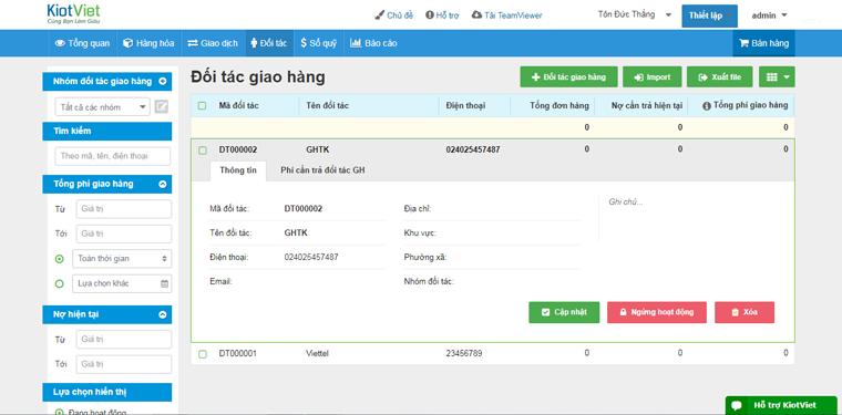 app quản lý đơn hàng miễn phí