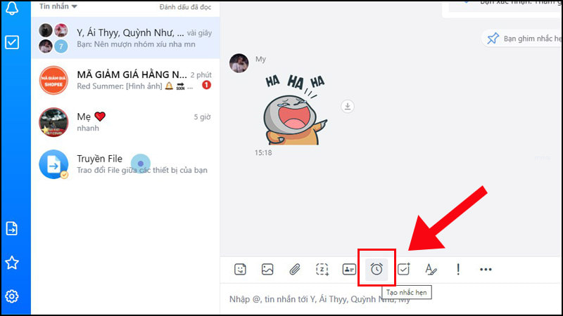 đặt lịch hẹn zalo