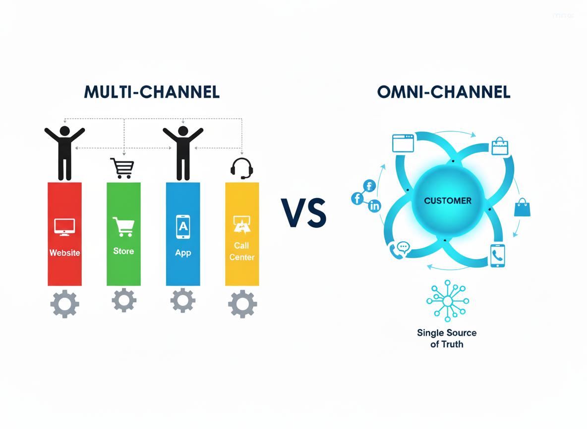 omni channel và multi channel