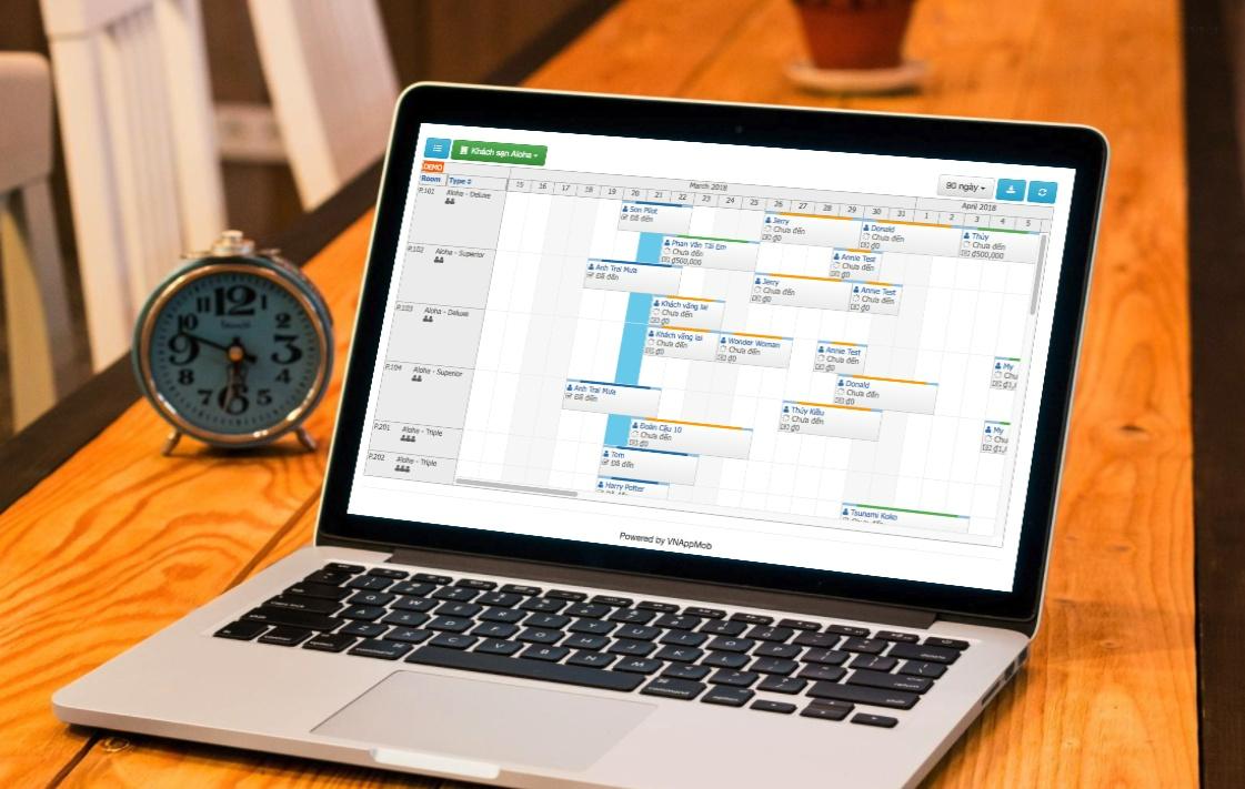quản lý đặt phòng khách sạn