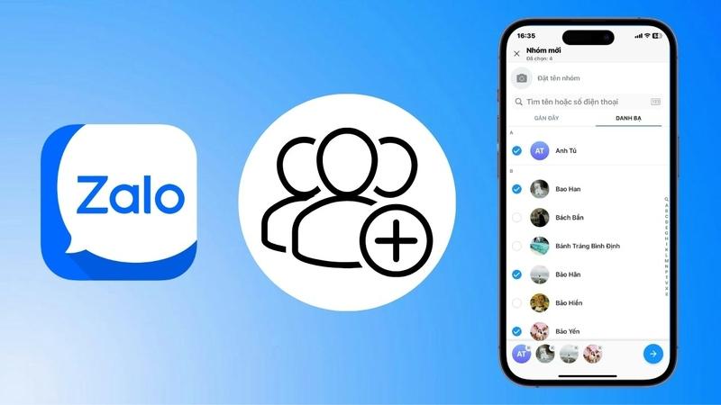 tạo nhóm khách hàng trên zalo