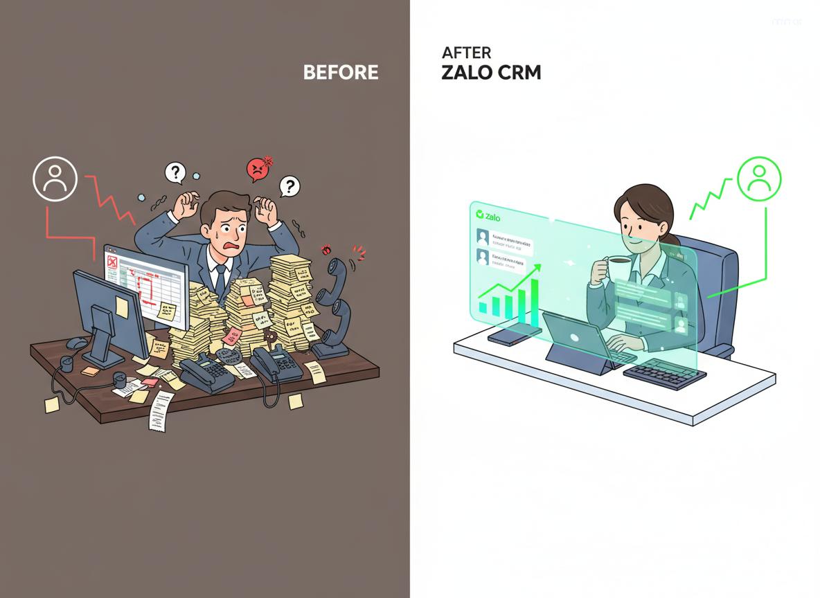 ứng dụng Zalo CRM