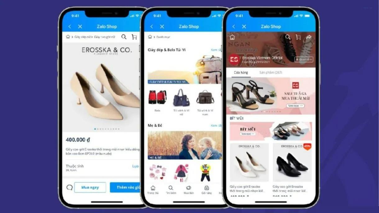 mua hàng trên zalo shop