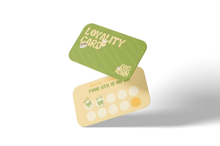 Thiết kế thẻ tích điểm phù hợp với nhận diện thương hiệu