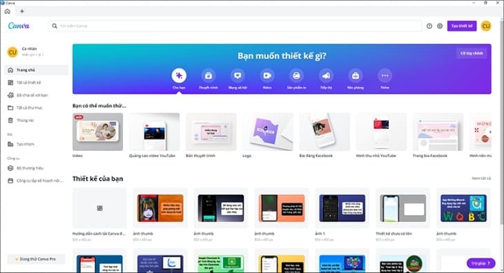 phần mềm ghép ảnh canva