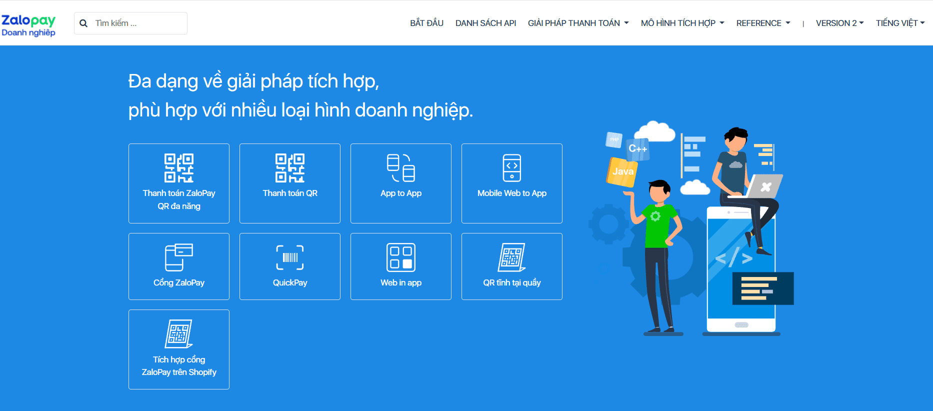 cách thức hoạt động của zalopay developer