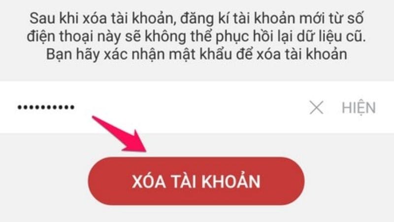 xóa tài khoản zalo trên các thiết bị