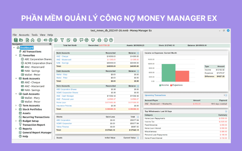tìm hiểu phần mềm quản lý công nợ
