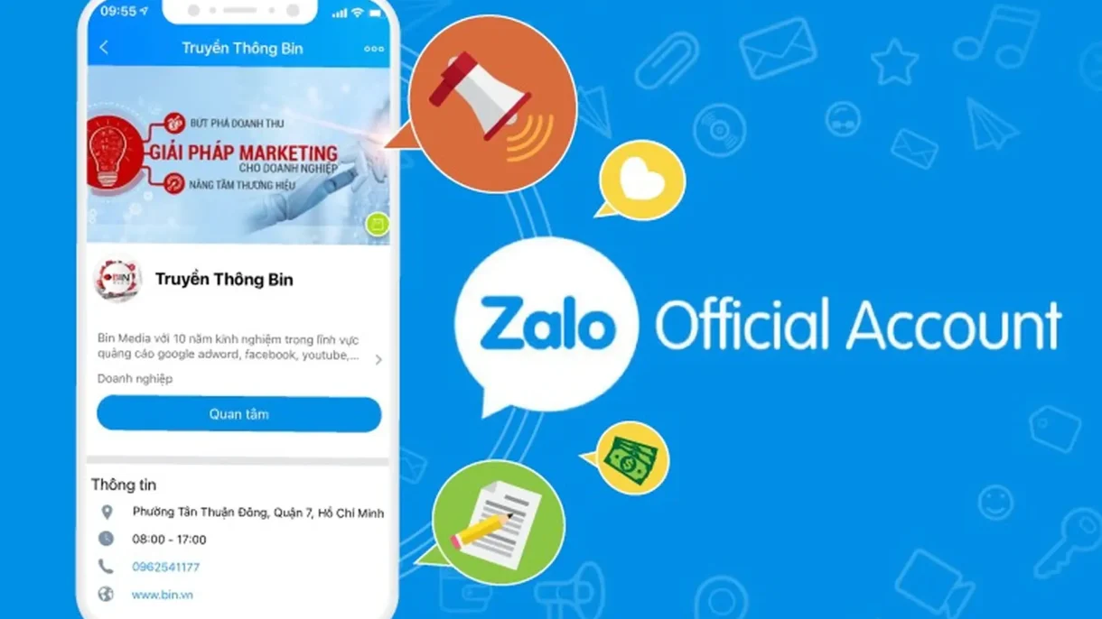 tìm hiểu cách đăng ký zalo official account