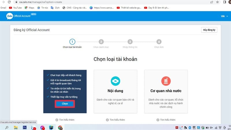 xác thực zalo oa và cách chọn phù hợp